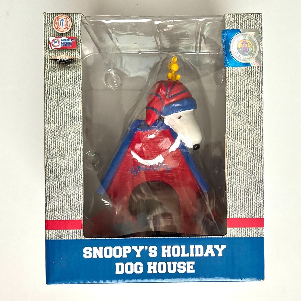 Peanuts Sports Snoopy's Doghouse KU Jayhawks Holiday Kansas University - Picture 8 of 12